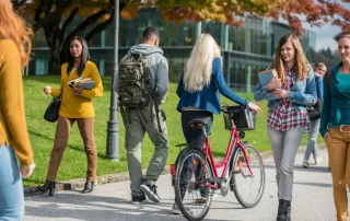 campus students safety walking